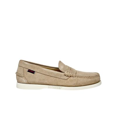 Sebago Docksides Dan Boat Flesh Out Beige Scarpa da Barca - Vela Uomo
