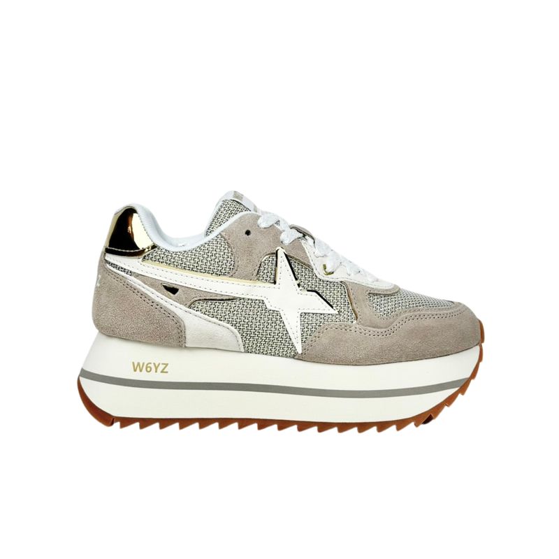 W6yz Wizz Deva Beige Platino Sneakers Donna Platform