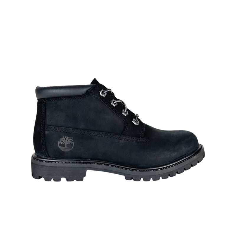 Timberland Nellie Chukka Impermeabile in Nubuck Nero Polacchino Donna