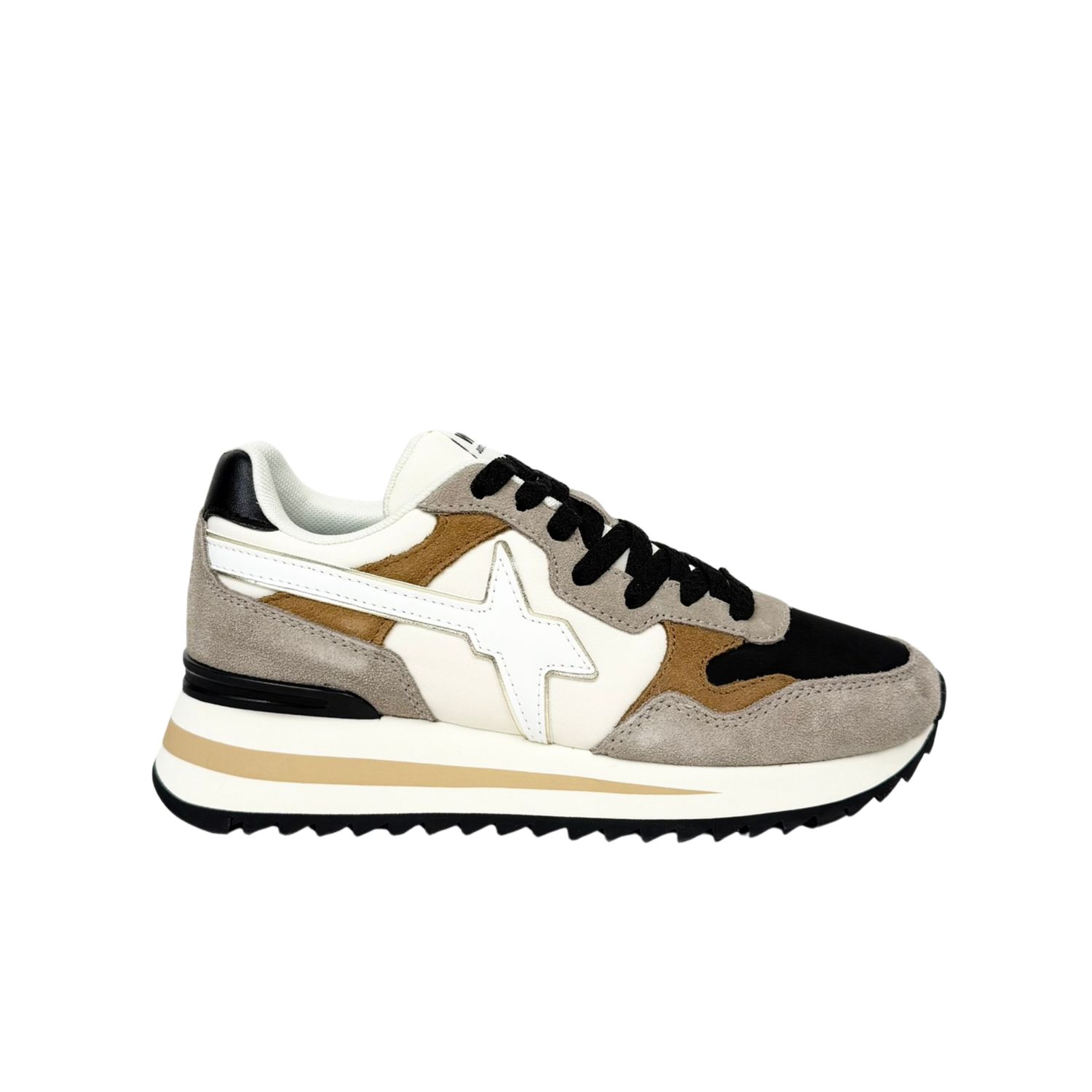 W6yz Wizz Yak W Tortora Nero Sneakers Donna W6yz Wizz Yak W Tortora Nero Sneakers Donna