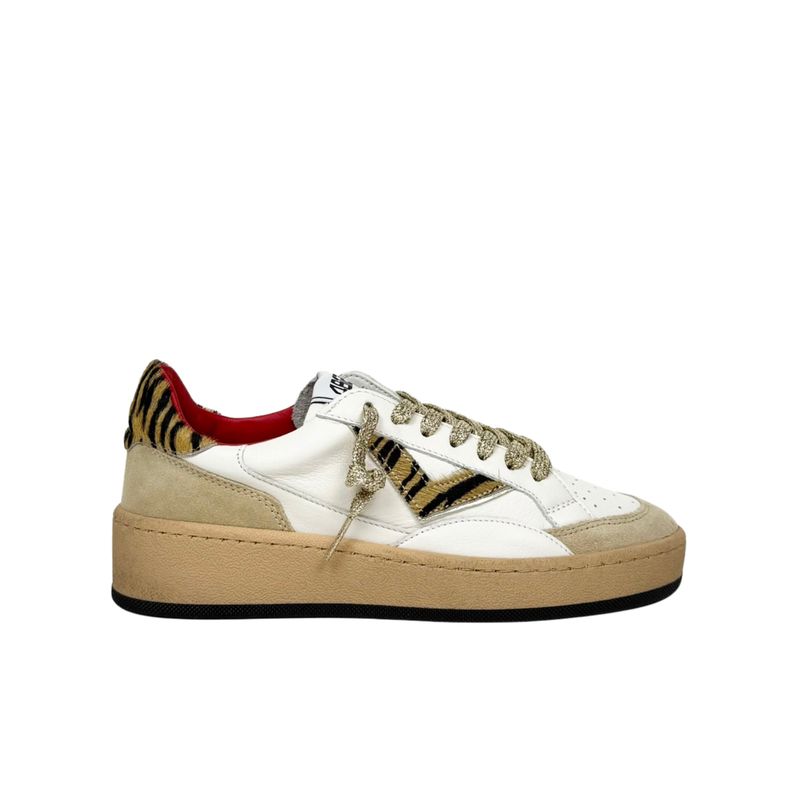 4B12 Play New Bianco Leo Sneakers Donna 4B12 Play New Bianco Leo Sneakers Donna