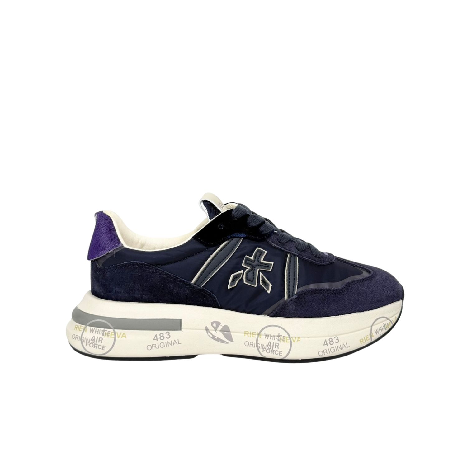 Premiata Cassie 7680 Blu Sneakers Donna Premiata Cassie 7680 Blu Sneakers Donna