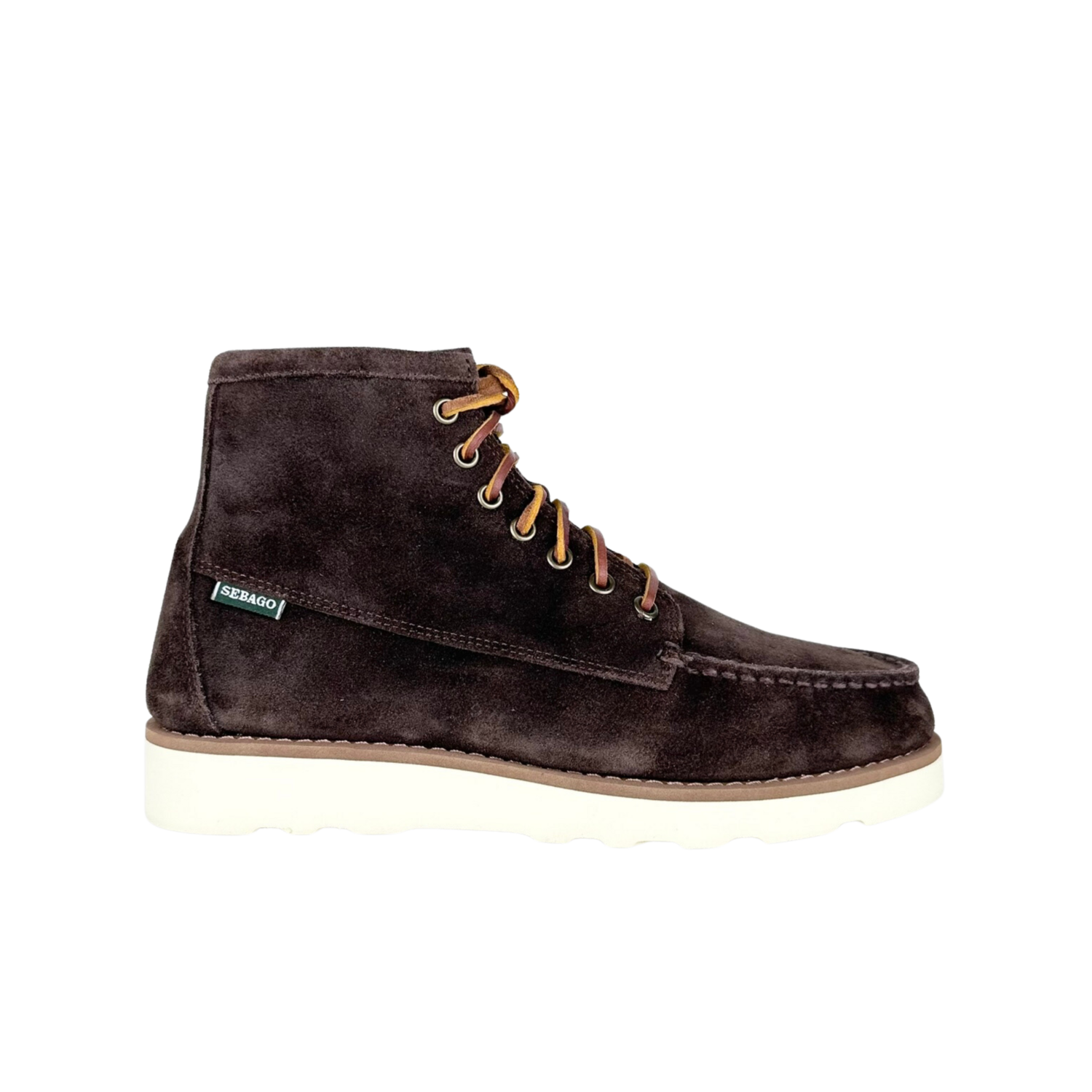 Sebago Campsides Tala Mid Suede Dk Brown Polacchino Uomo Sebago Campsides Tala Mid Suede Dk Brown Polacchino Uomo