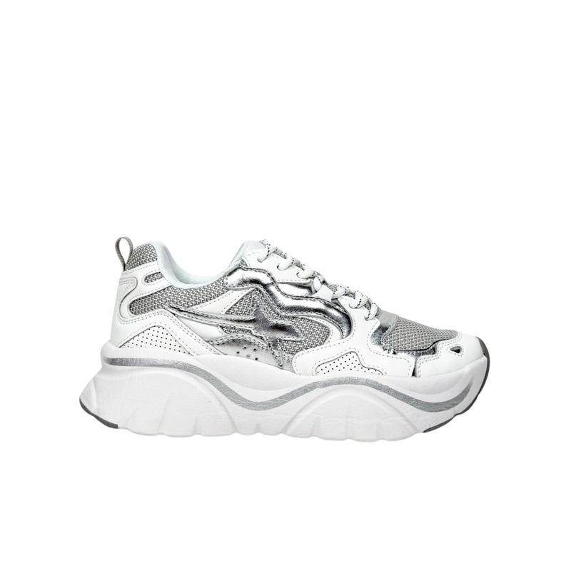 W6yz Wizz Mia W Bianco Argento Sneakers Donna
