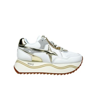 W6yz Wizz Deva W Bianco Oro Sneakers Donna