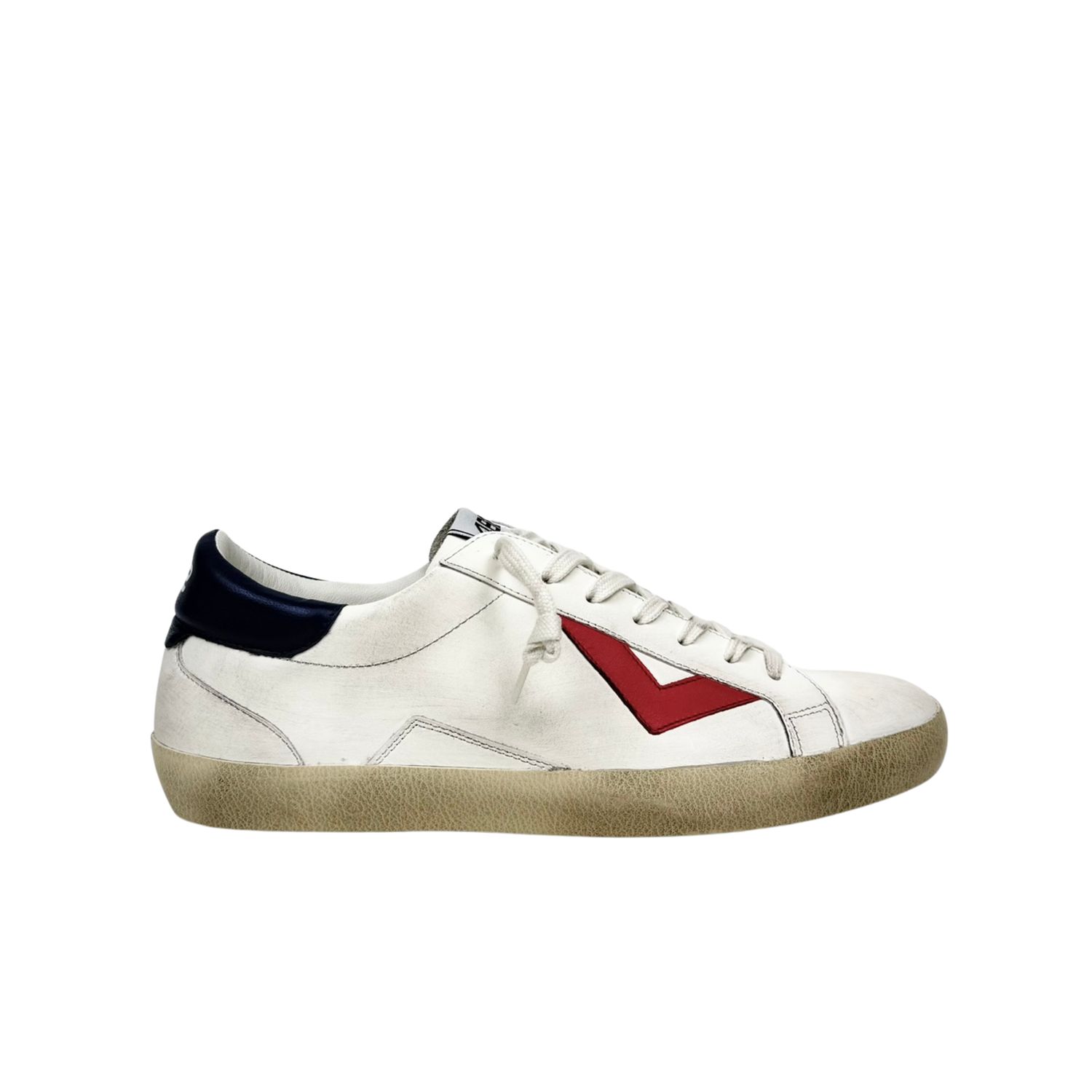 4B12 Suprime Bianca Rossa Blu Sneakers Uomo