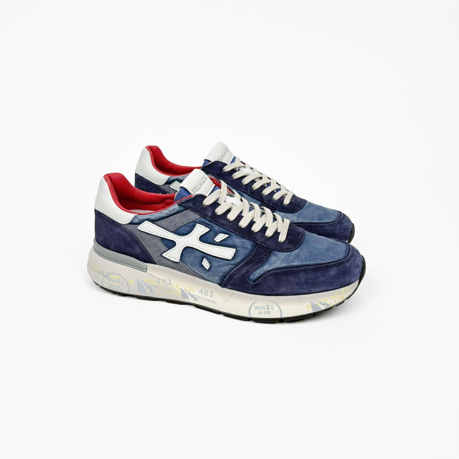 Premiata Mick 8006 Blu Denim Sneakers Uomo
