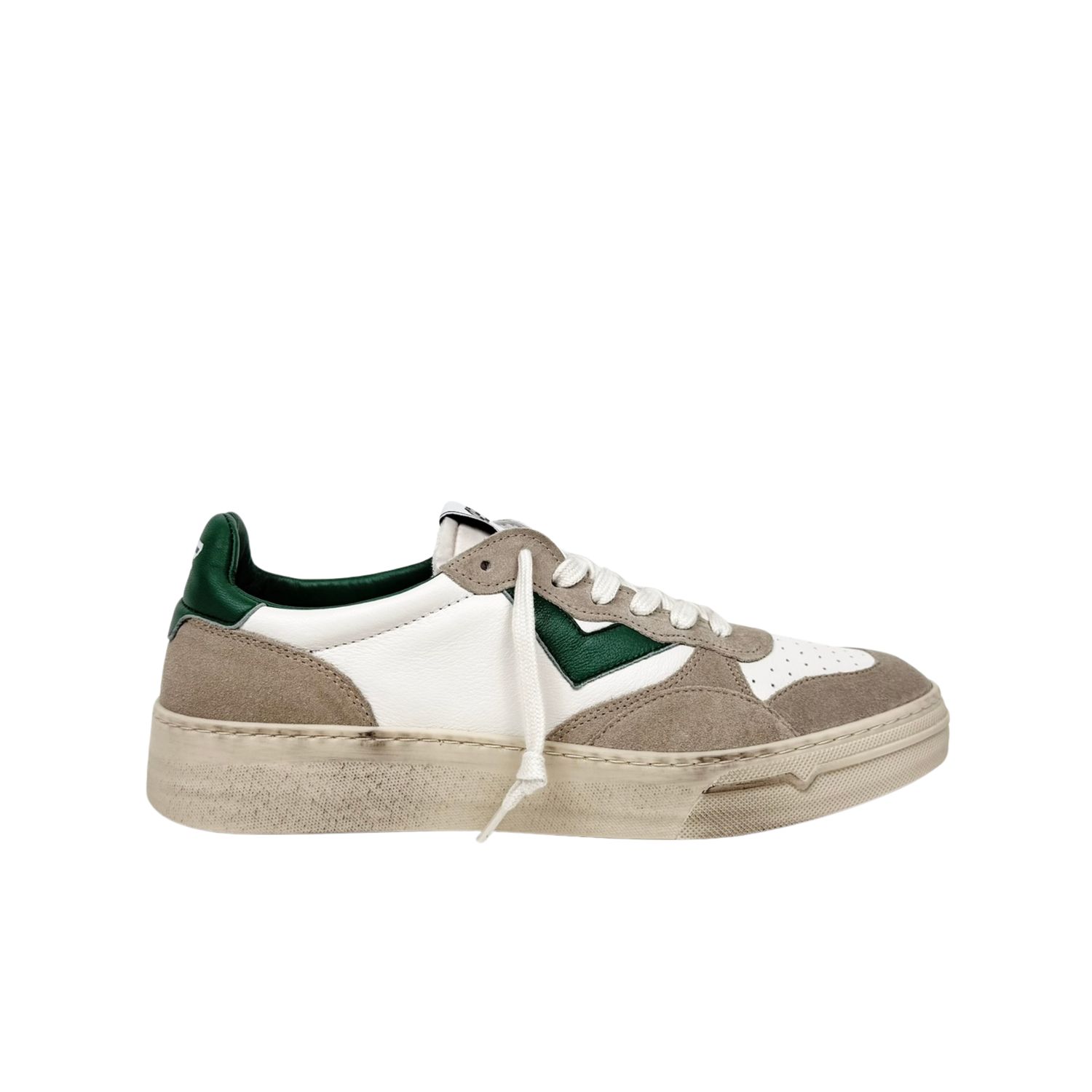 4B12 Hyper Bianca Verde Sneakers Uomo 4B12 Hyper Bianca Verde Sneakers Uomo