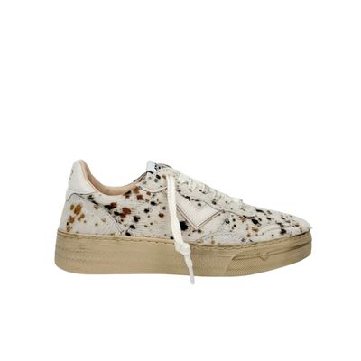 4B12 Hyper Bianca Marrone Sneakers Donna 4B12 Hyper Bianca Marrone Sneakers Donna