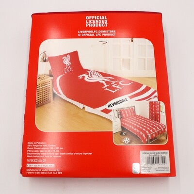 LFC Reversable Fade Double Duvet Set