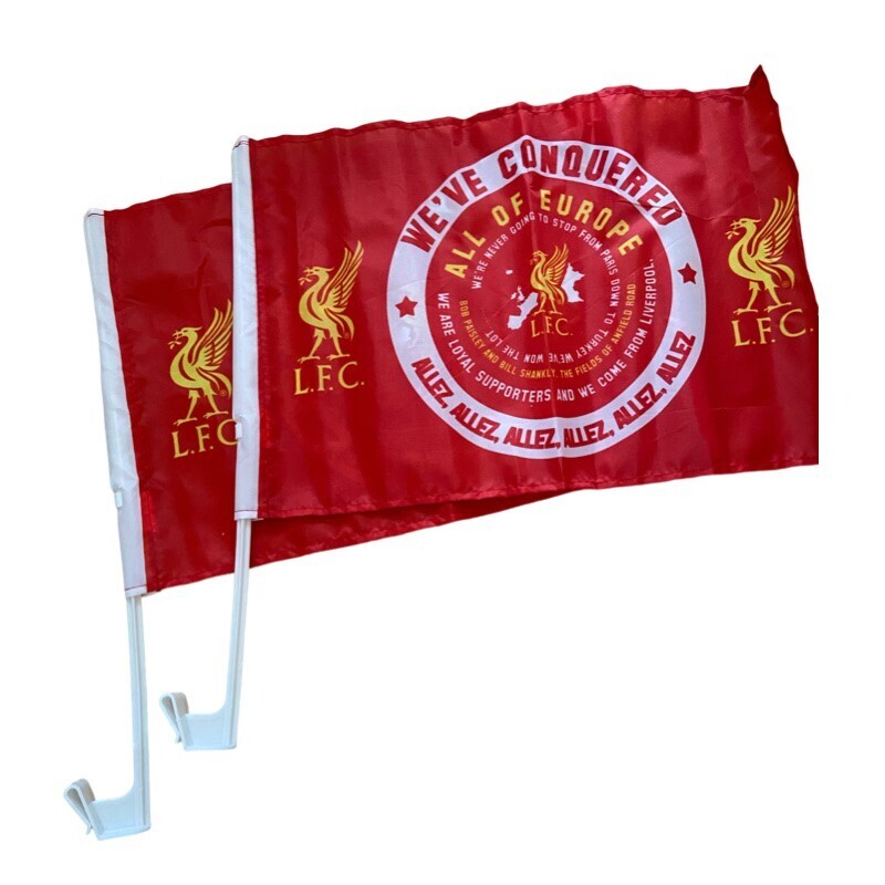 Liverpool FC Car Flag Liverbird with Shadow