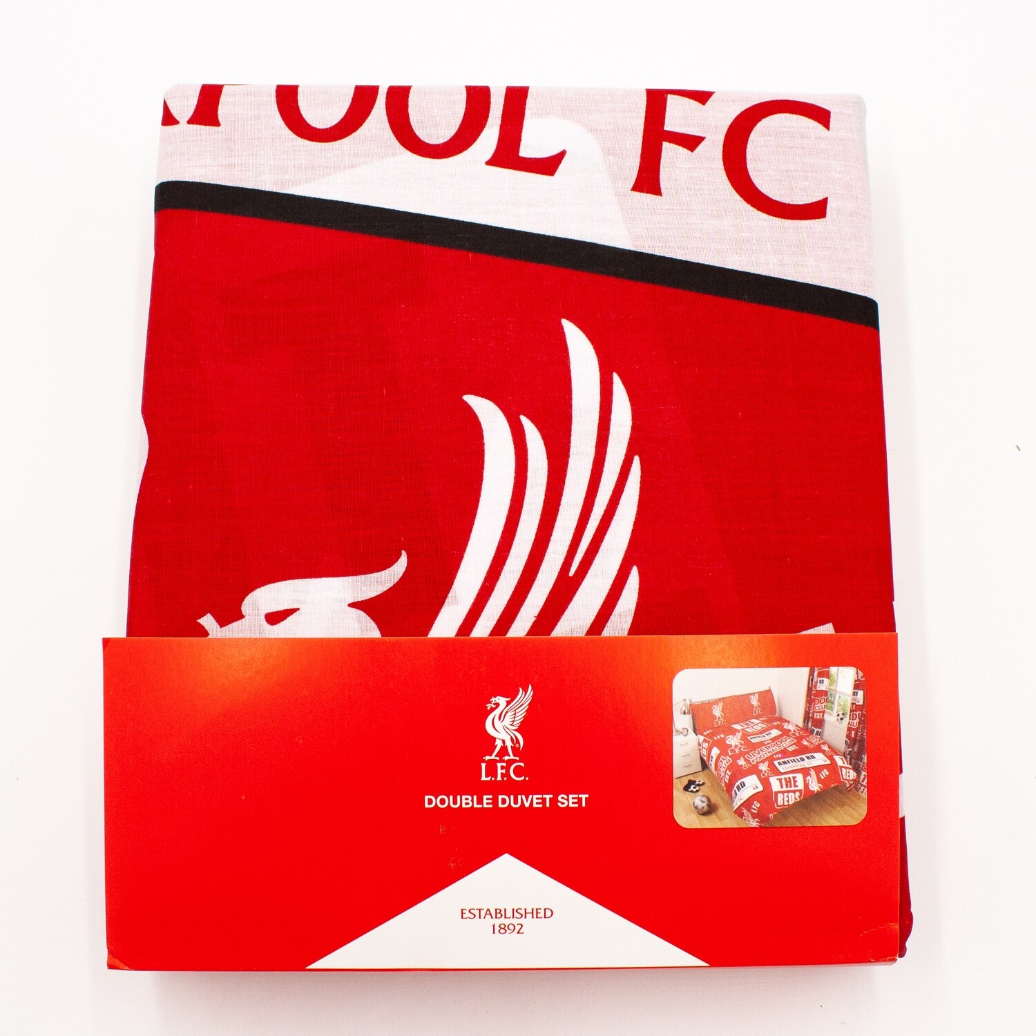 Liverpool FC Crest Duvet Double (YNWA)