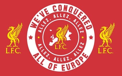 Liverpool FC Flag (5x3) YNWA Liverbird