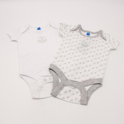 Everton FC Infant Baby Vests 2 pack