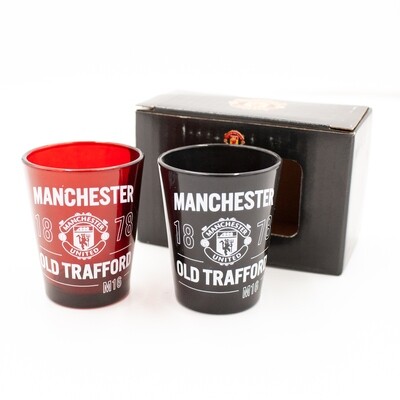 Aston Villa FC 2 Pack Shot Glasses