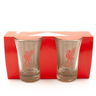 Liverpool FC 2 Pack Shot Glasses