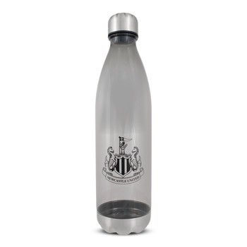 Newcastle United FC 1L Clear Silver Water Bottle