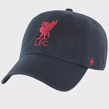 Liverpool FC 47 Dual Brand Clean Up Navy Red Bird Cap