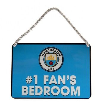 Manchester City FC No 1 Fan Bedroom Sign
