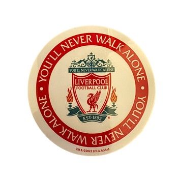 Liverpool FC YNWA Round Car Window Sticker