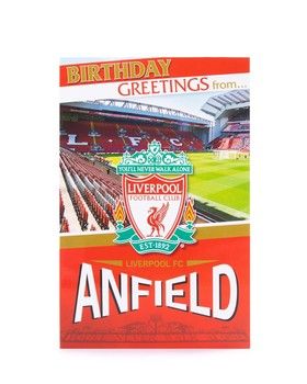 Liverpool FC 3D Stadium Card