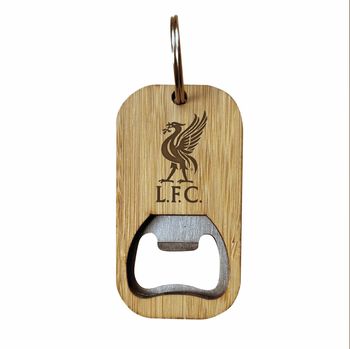 Liverpool FC Bamboo Bottle Opener Keyring