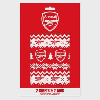 Arsenal FC Christmas Gift Wrap