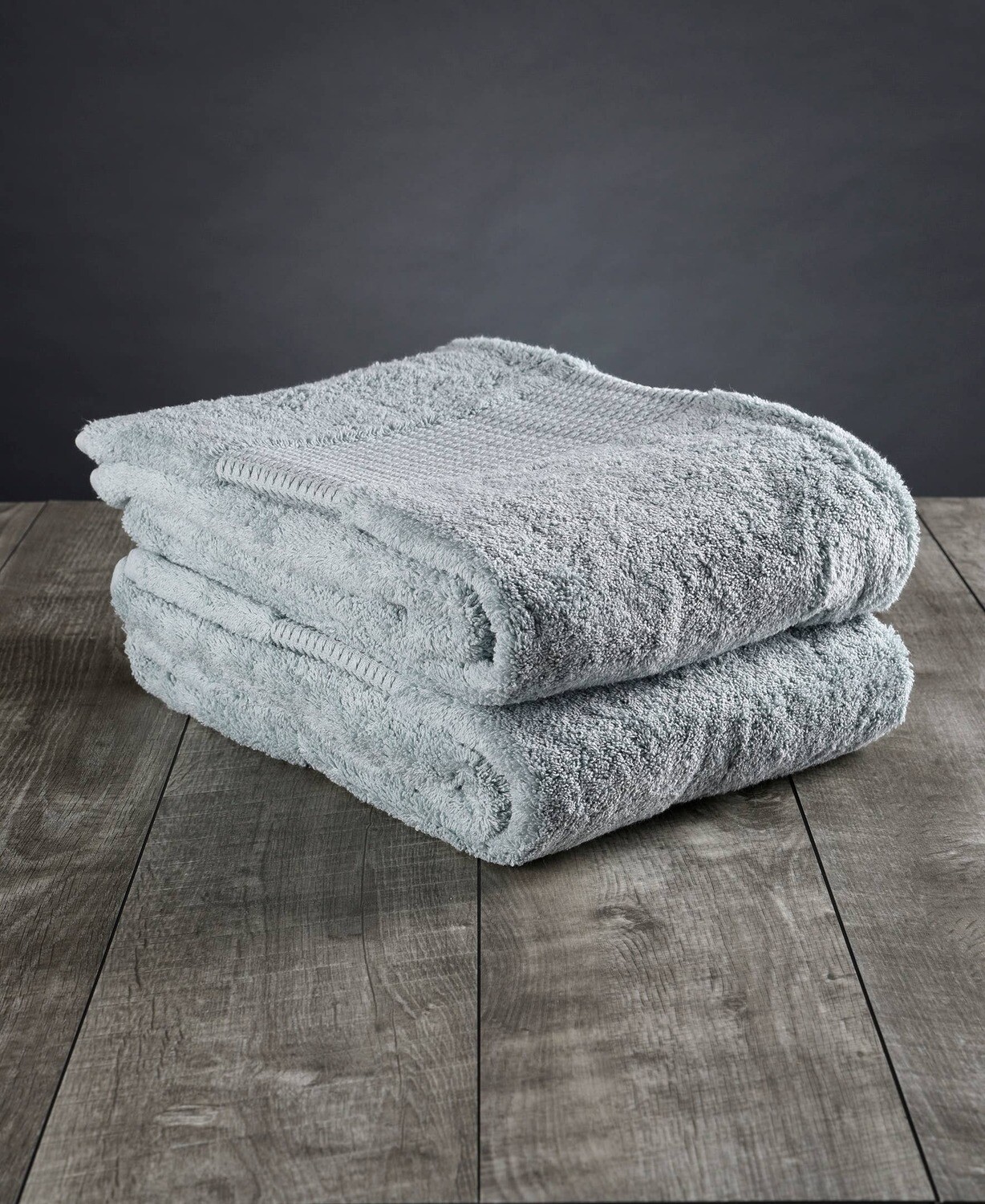 Bath Sheet- Twin Pack 30&quot; x 54&quot; towels- Light Gray