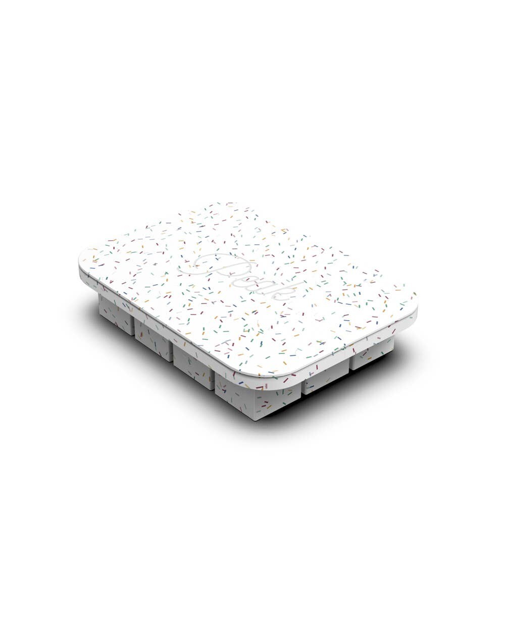 Peak Everyday Ice Tray - Speckled White