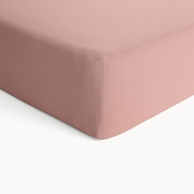 100% Organic Cotton Crib Sheet in Misty Rose- pack of 1