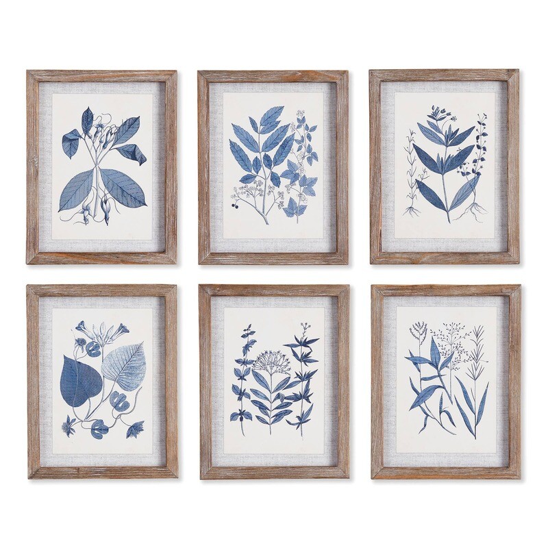 Blue Leaf Petite Prints