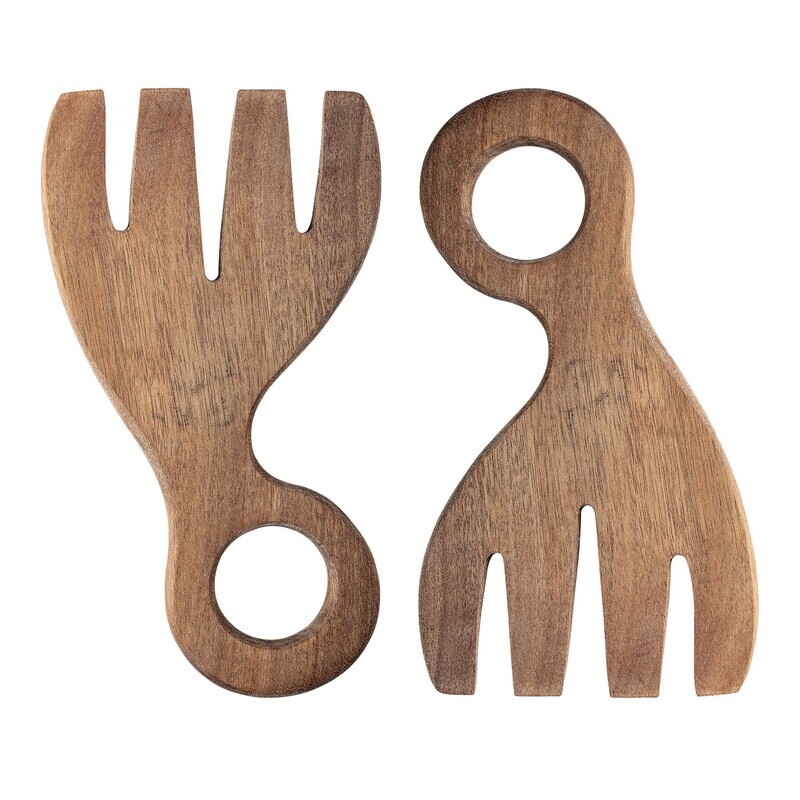 Salad Servers = Acacia Wood