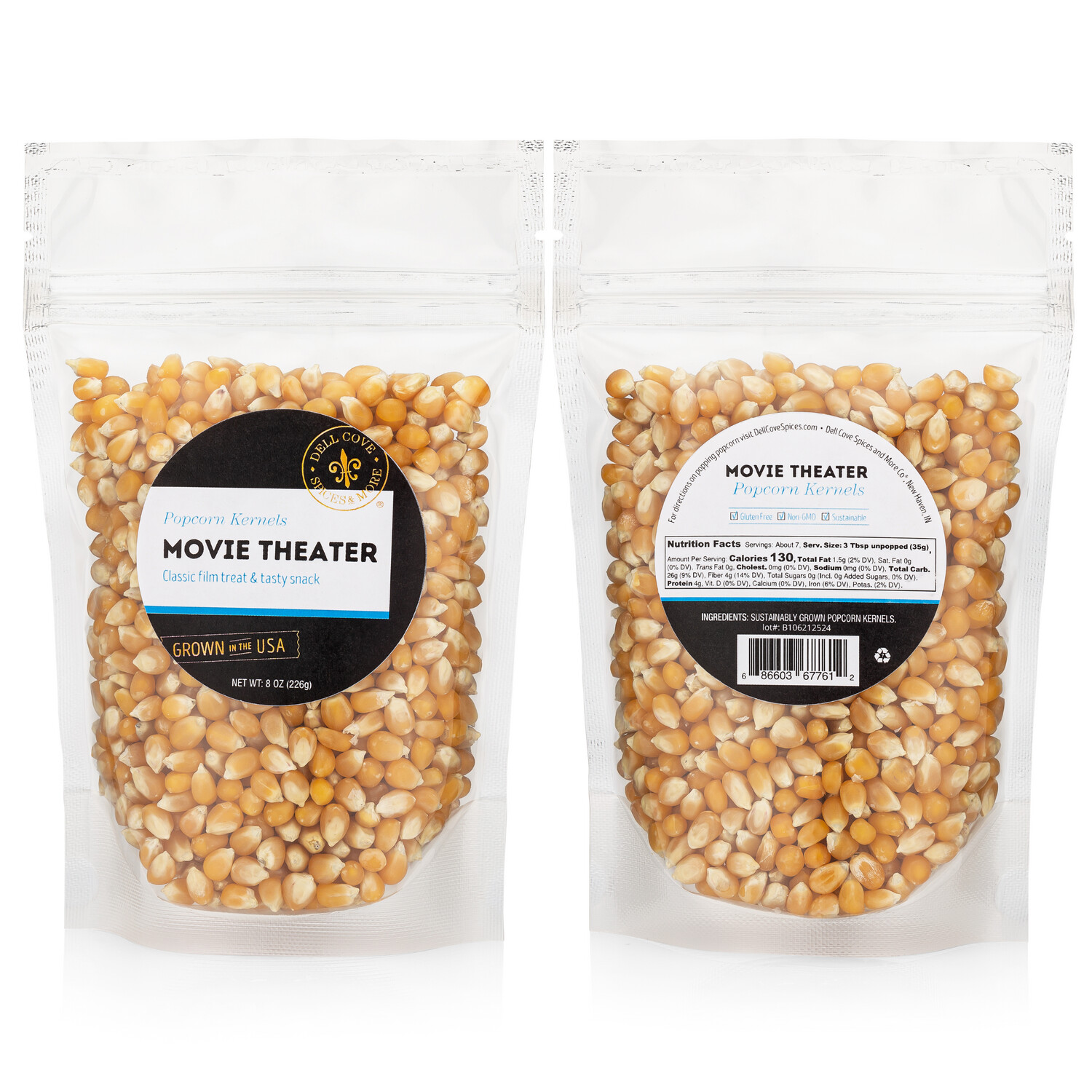 Movie Theater Popcorn Kernels - Yellow Butterfly Popcorn