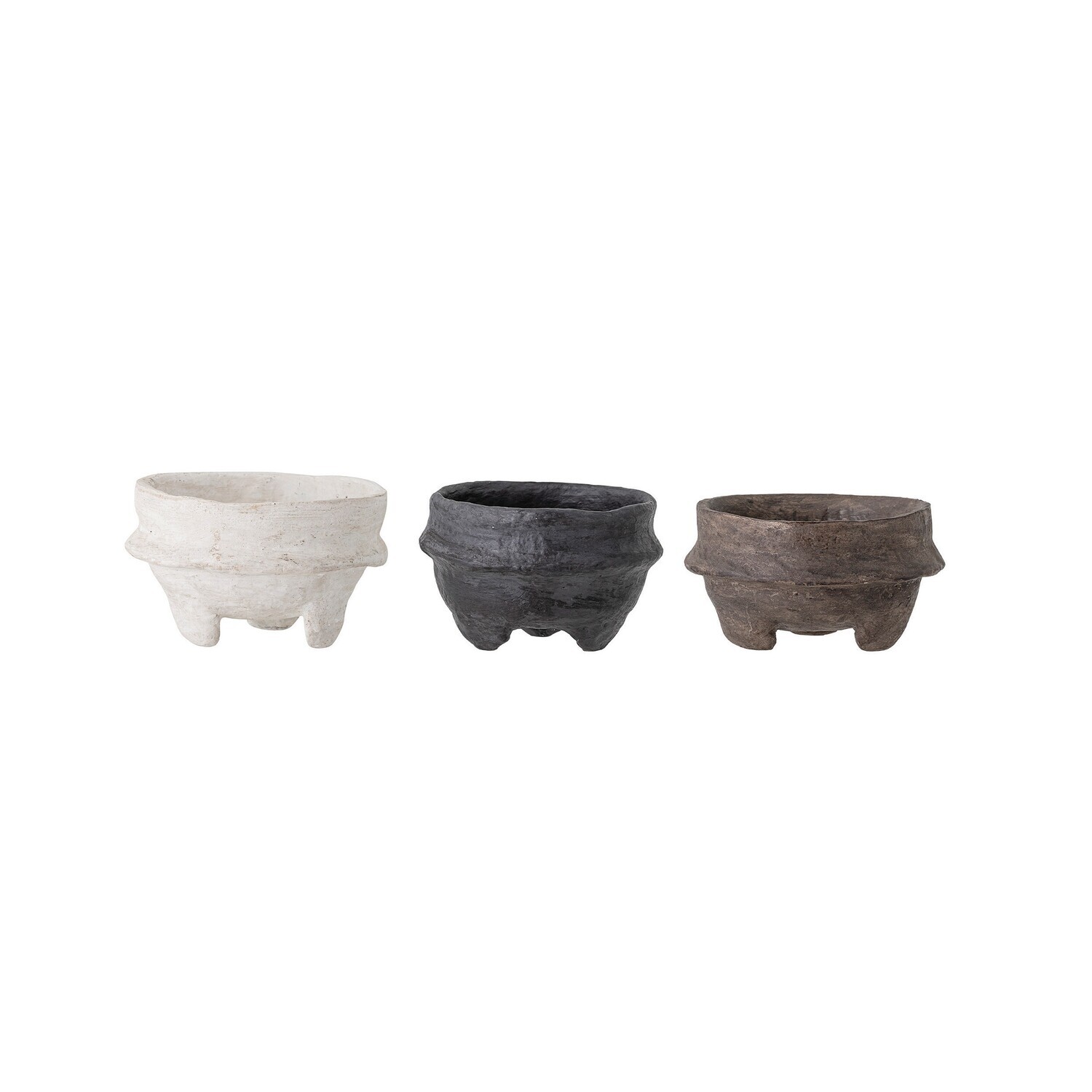 Bowl - Paper Mache Footed