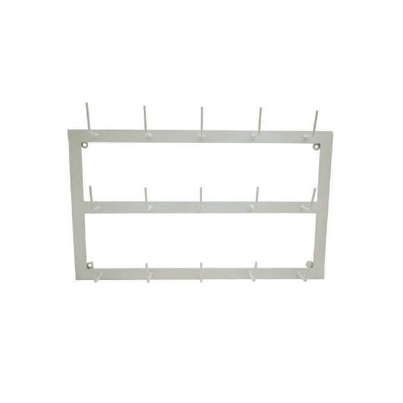 Mug Rack - Beige Metal Wall