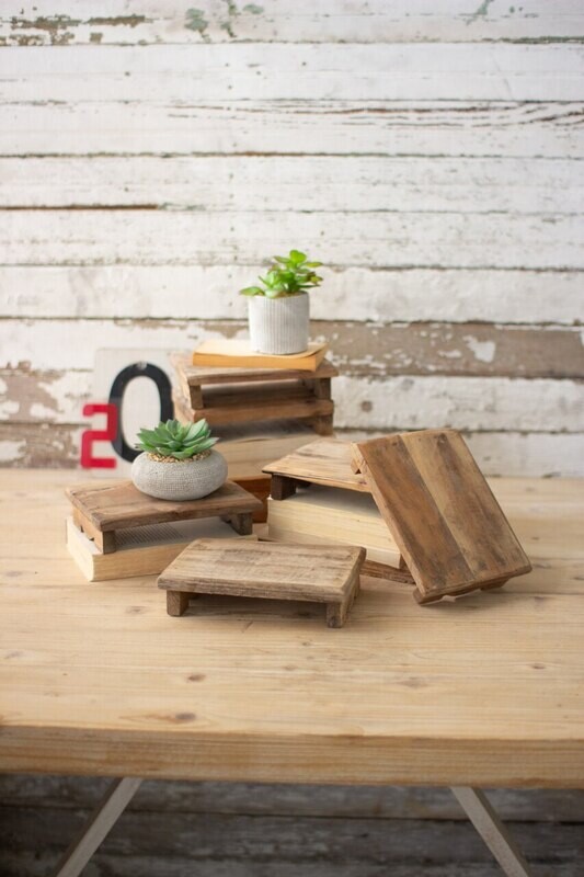 Risers - Repurposed Wooden