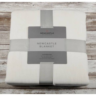 Blanket - Bamboo Oversized Queen - Pristine White Blanket - Bamboo Oversized Queen - Pristine White