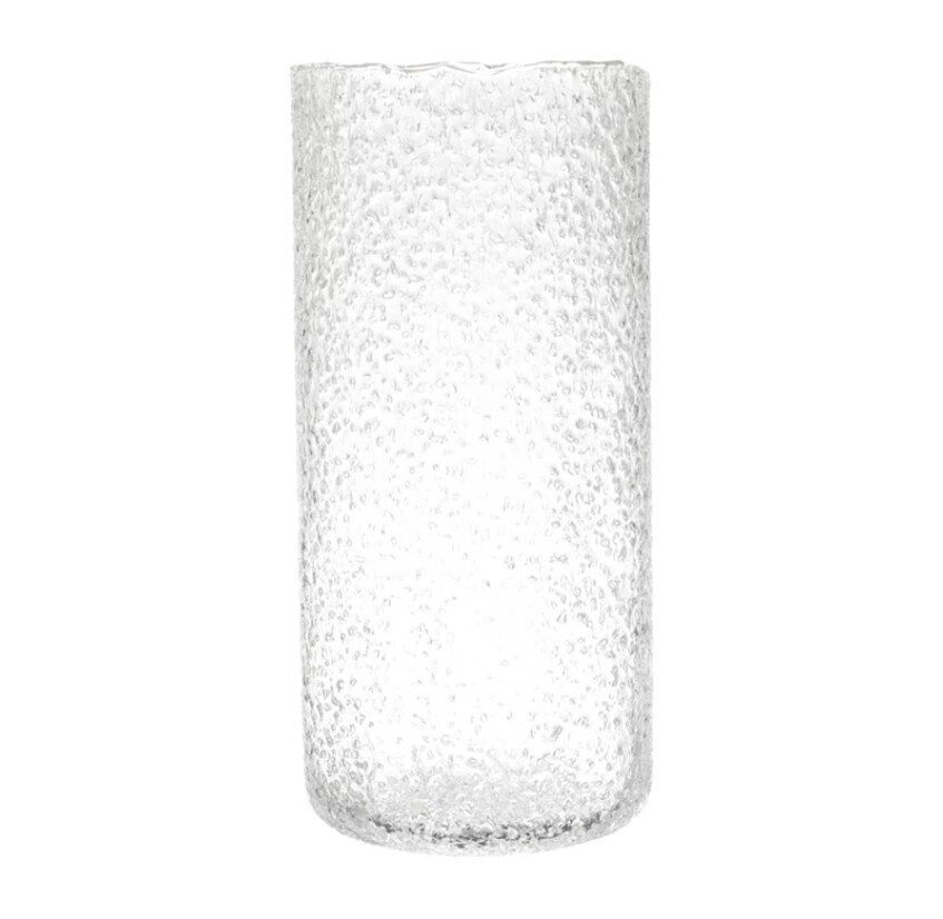 Seeded Glass Vase/Hurricane