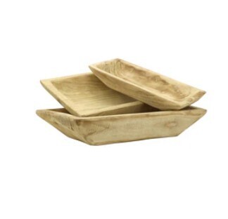 Dough Bowls - Antique White