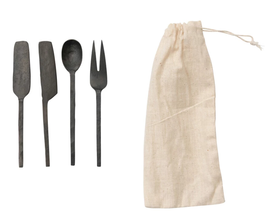 Metal Appetizer Utensils - Set of 4