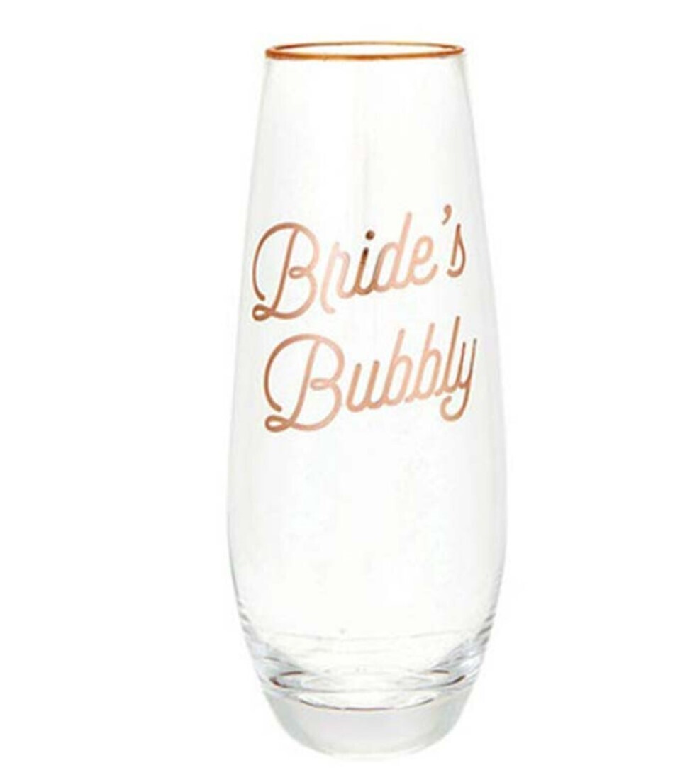 Champagne Glass - Bride&#39;s Bubbly