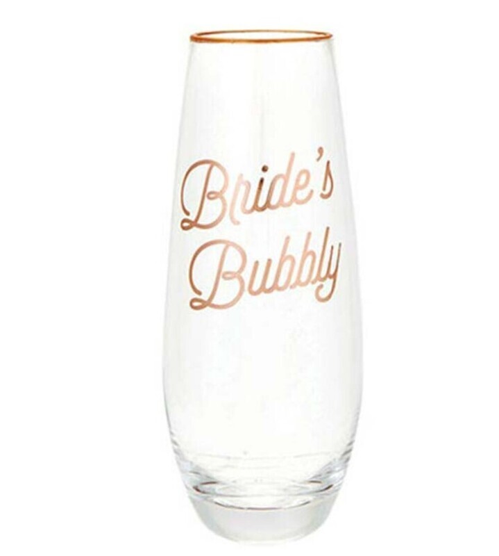 Champagne Glass - Bride&#39;s Bubbly