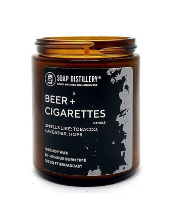 Beer & Cigarettes Candle
