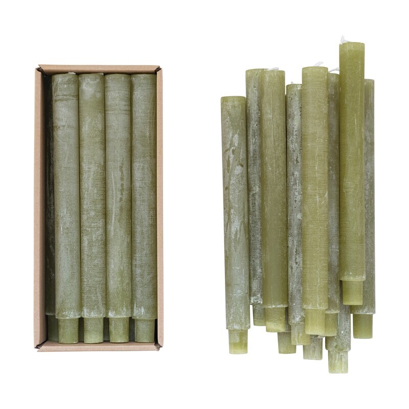 Taper Candles - Powder Moss Green