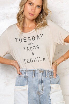 Tacos and tequlia