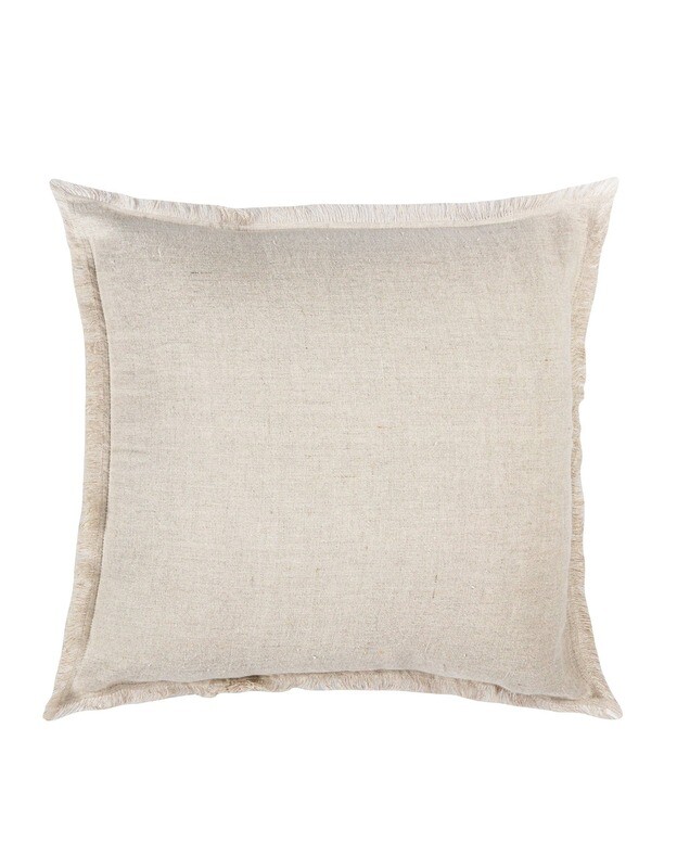 Beige So Soft Linen Pillows