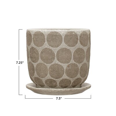 Pot - Beige Dot Pot - Beige Dot