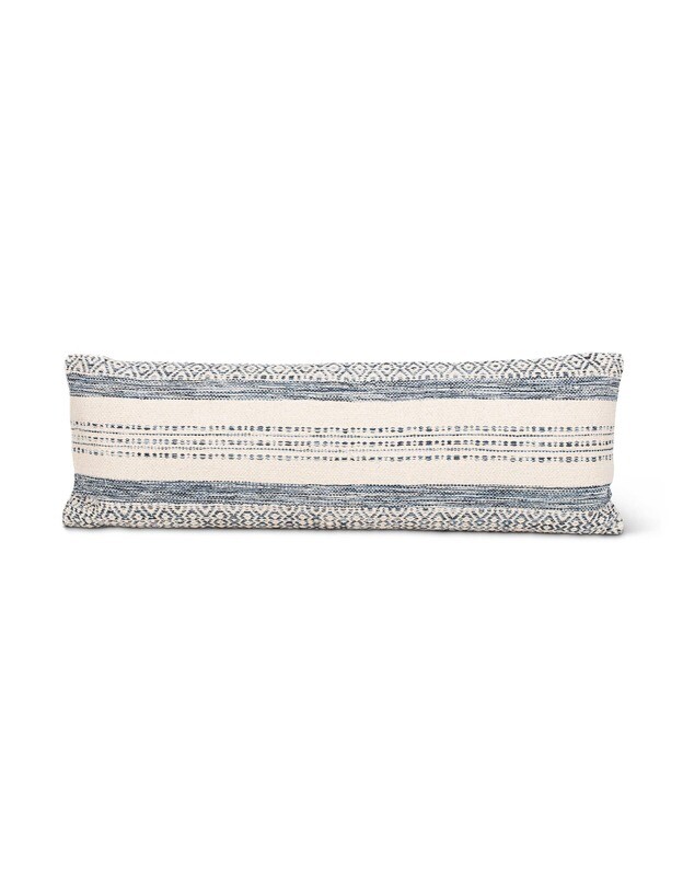 Handwoven Indigo Striped Pillows