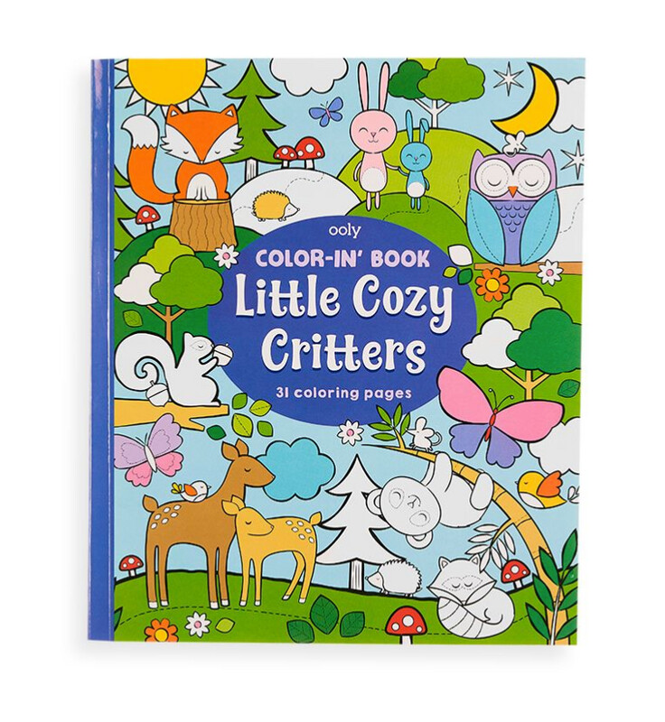 Color-in&#39; Book: Little Cozy Critters