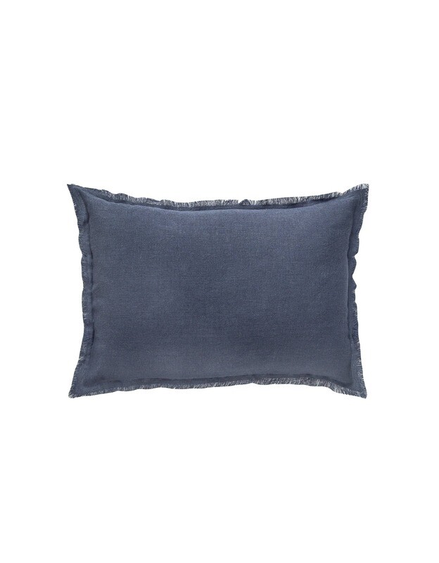 Navy Blue So Soft Linen Pillow